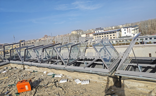 敦煌博物馆新城镇排烟天窗