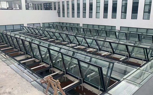 百安科技有限公司近期新城镇排烟窗项目案例分享